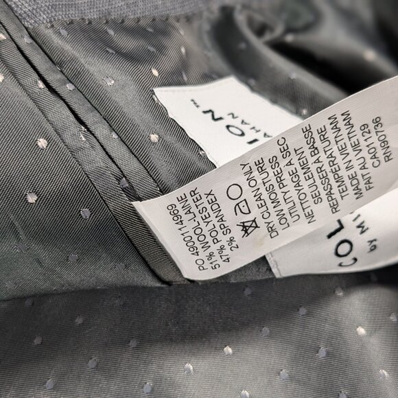 Collection Michael Strahan Blazer Jacket Sport Coat Mens 48 Gray Career Office - Picture 6 of 13